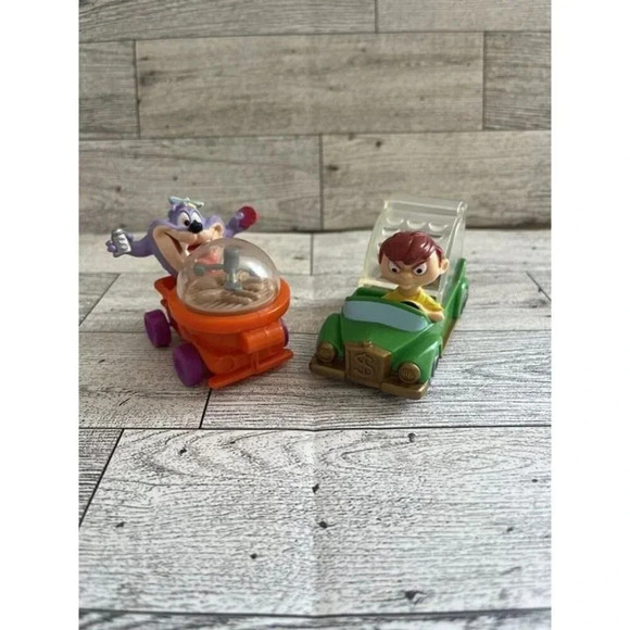 VTG Vintage 1991 Mcdonalds Tiny Toon Adventures Dizzy Monty Happy Meal Toy Lot - Picture 1 of 6